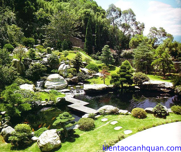 Thiết kế sân vườn Nhật 