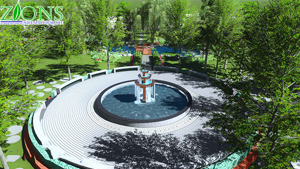 thiết kế hồ nước sân vườn 