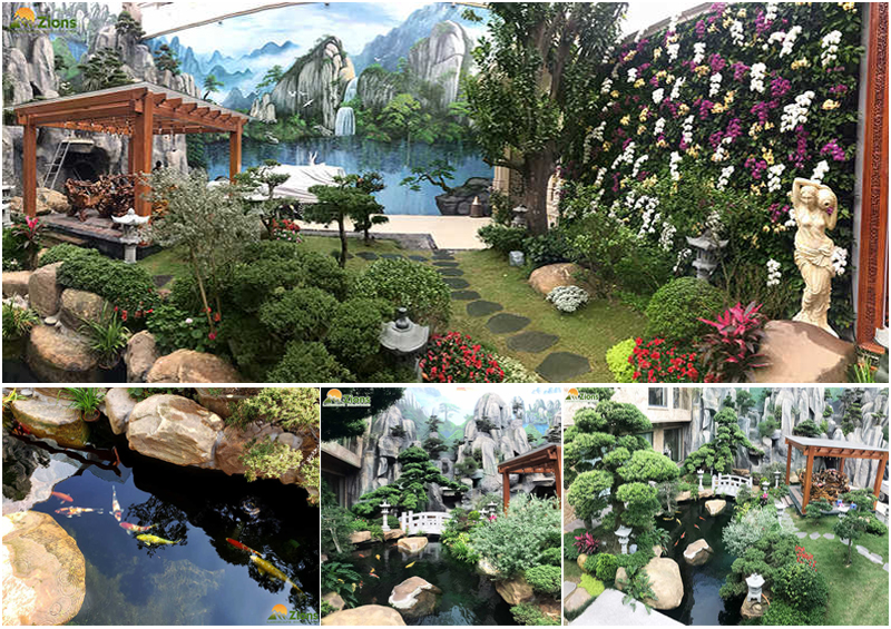 Thi công sân vườn phong cách Trung Quốc