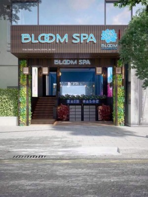 Thi Công Tường Cây Tại Bloom Spa Bà Triệu